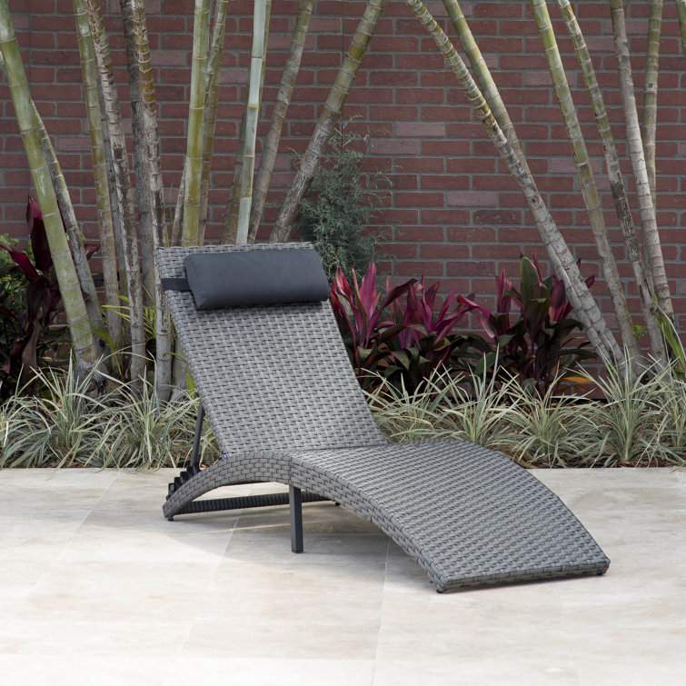 Brayden Studio Sansom Outdoor Chaise Lounge Set with Table Wayfair